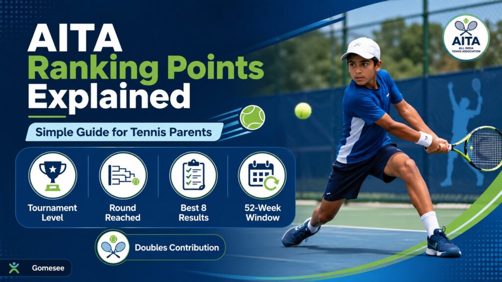 AITA ranking points explained for tennis parents