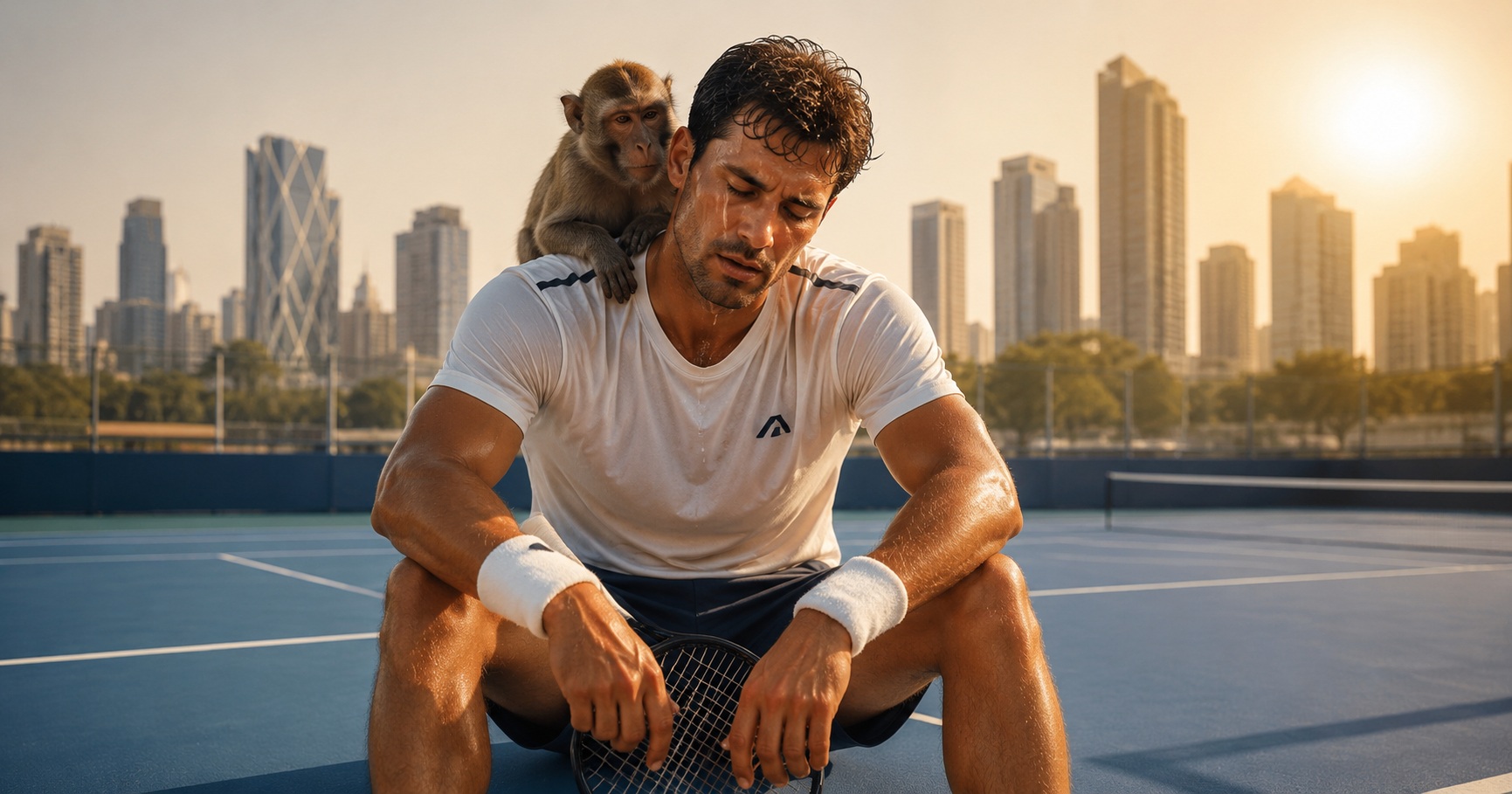 Tennis recovery after match in heat